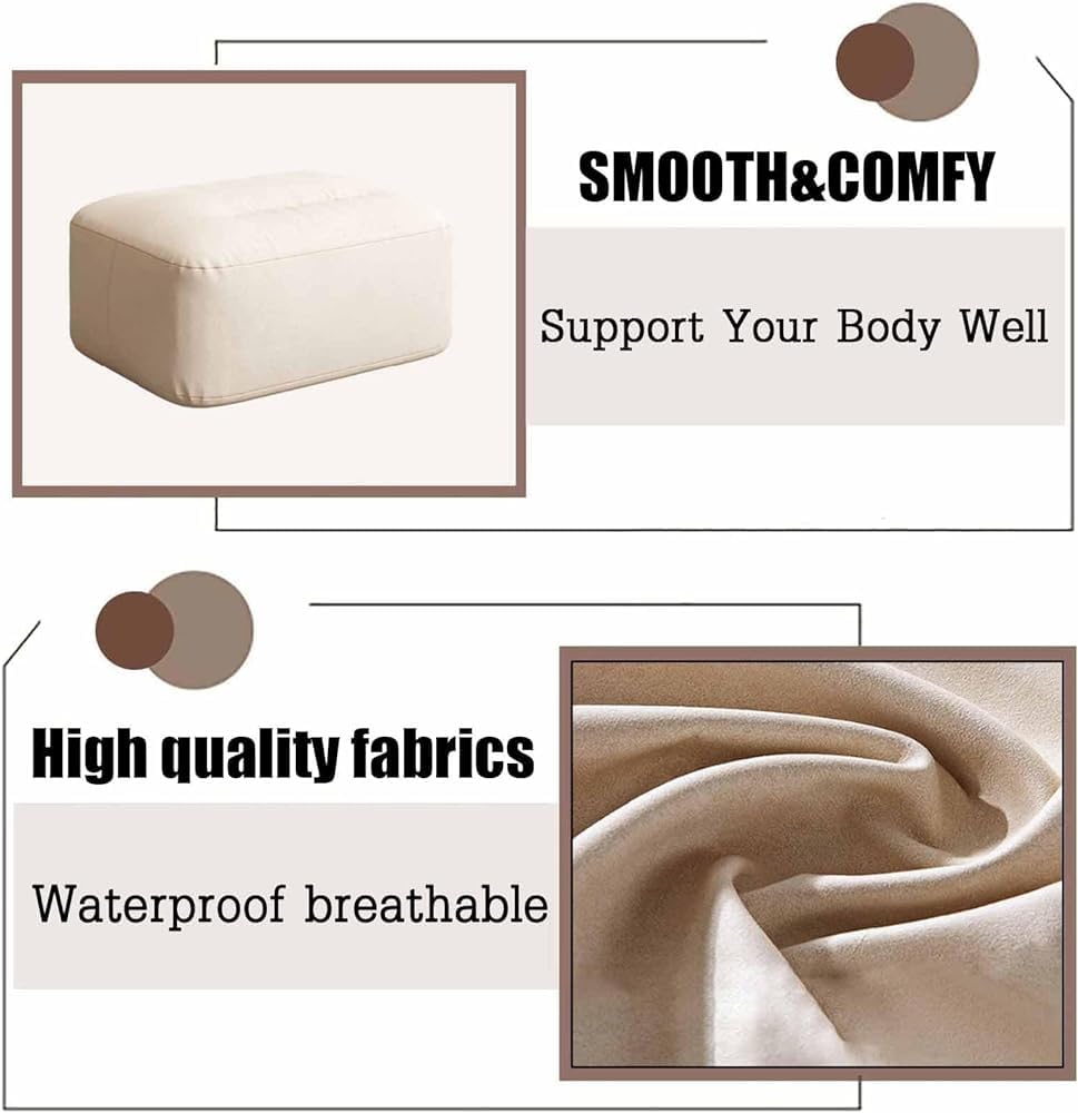 **Schaukelstuhl mit Fußstütze | Gepolstert, bequem, Liegefunktion, stilvolles Design, ideal zum Entspannen**