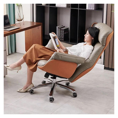 **AJYBYUKJ Gaming- & Bürostuhl | Ergonomisch, drehbar, Liegefunktion, vielseitig für Büro, Gaming & Schminktisch**