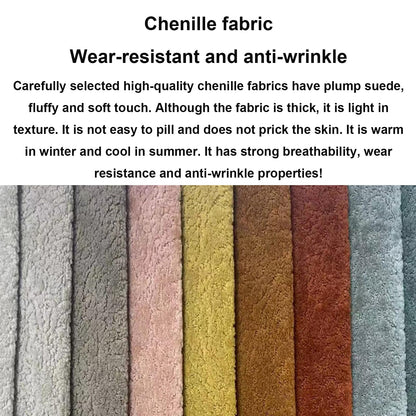 **Mid-Century Sessel Chenille-Samt | Gepolstert, bequemer Lesesessel, Lounge-Stuhl, Grün**